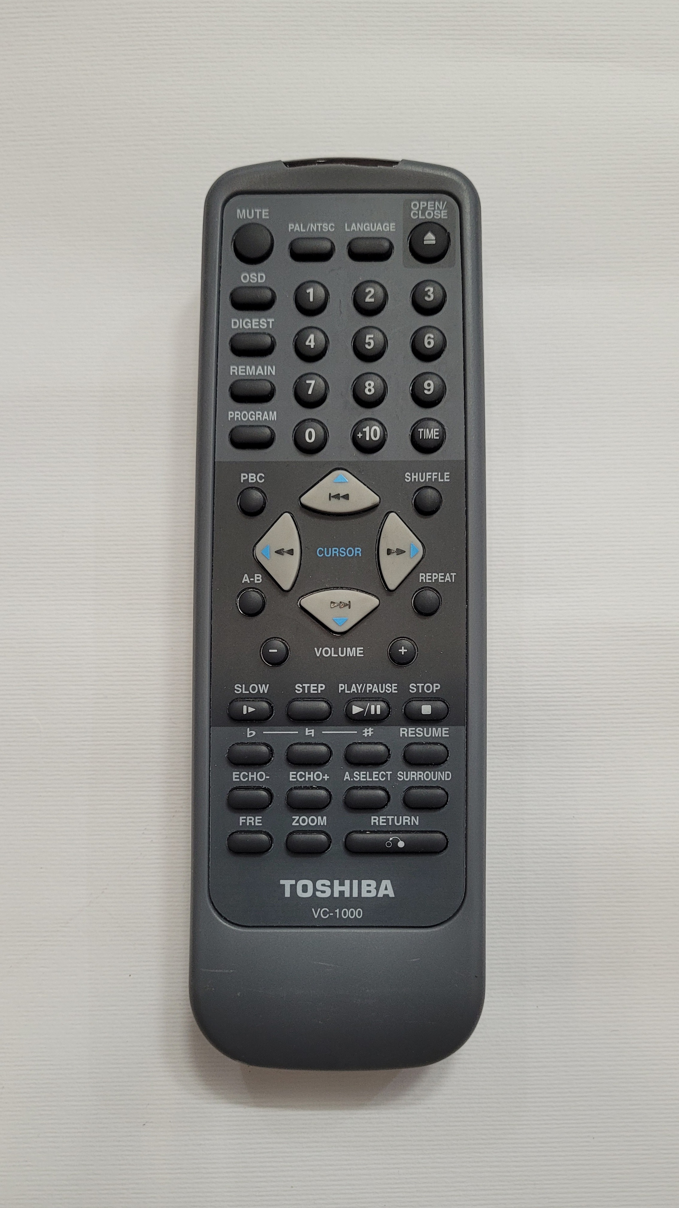 کنترلDVD توشیبا فابریک VC 1000