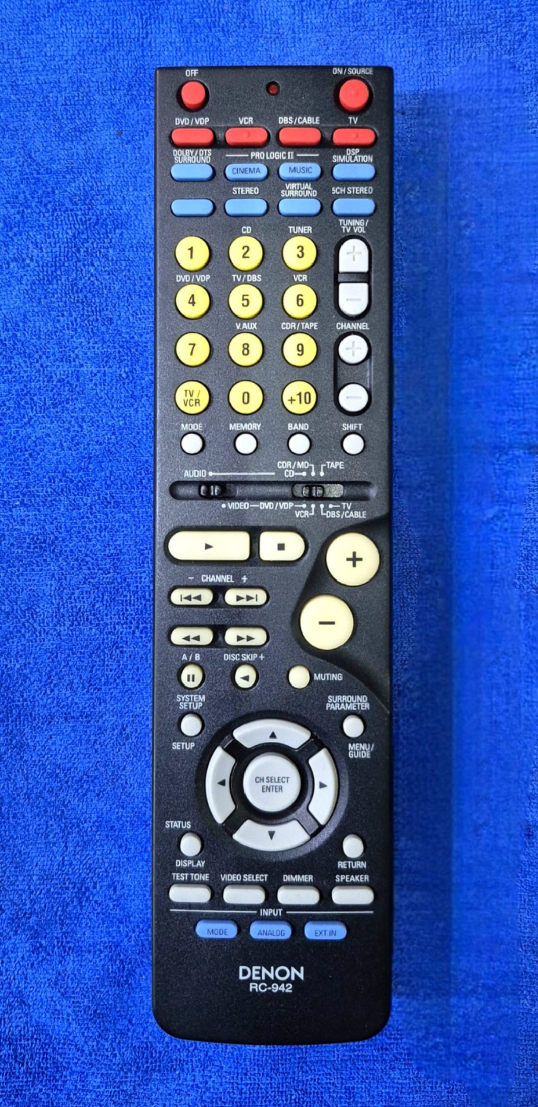 کنترل آمپلی فایر اورجینال دنون RC-942