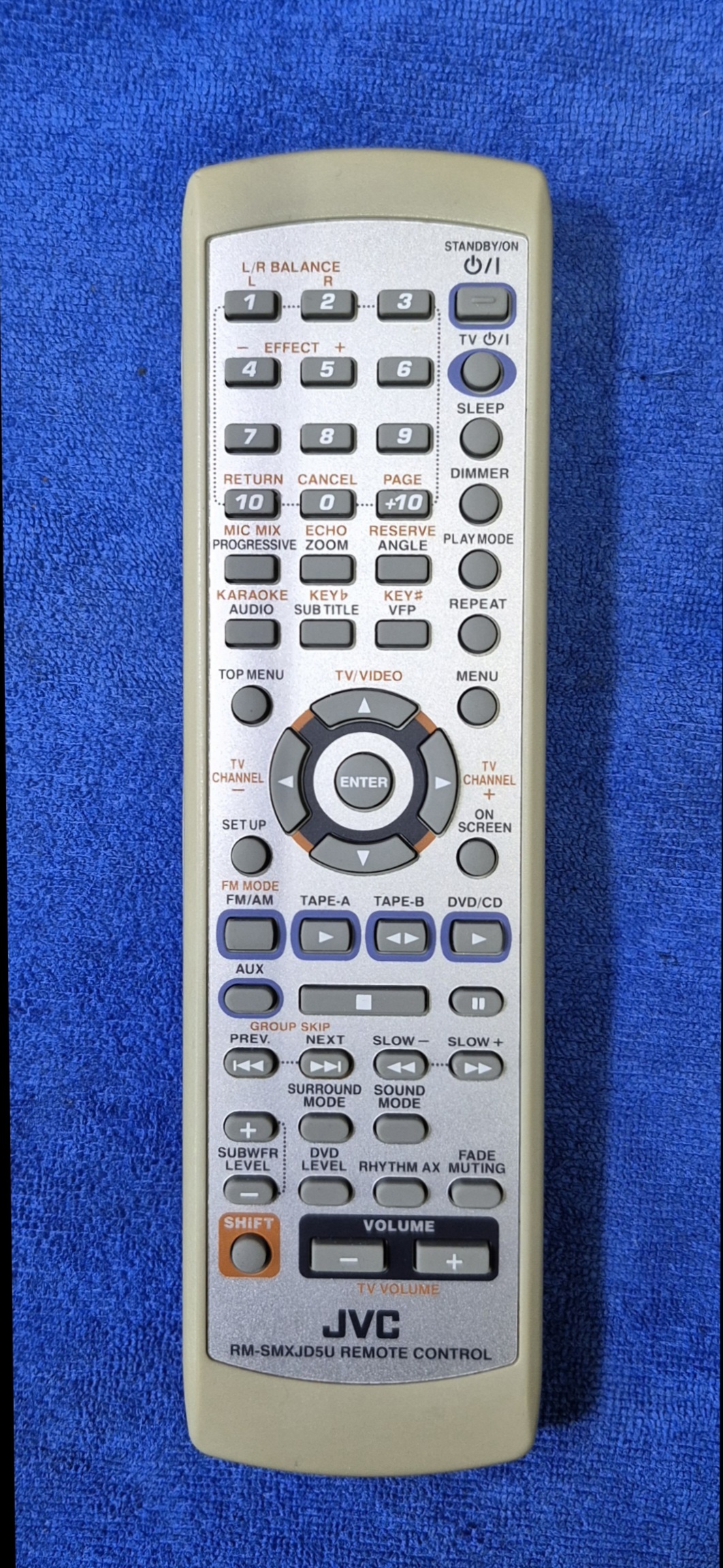 کنترل اورجینال ضبطJVC مدل RM SMXJD5U